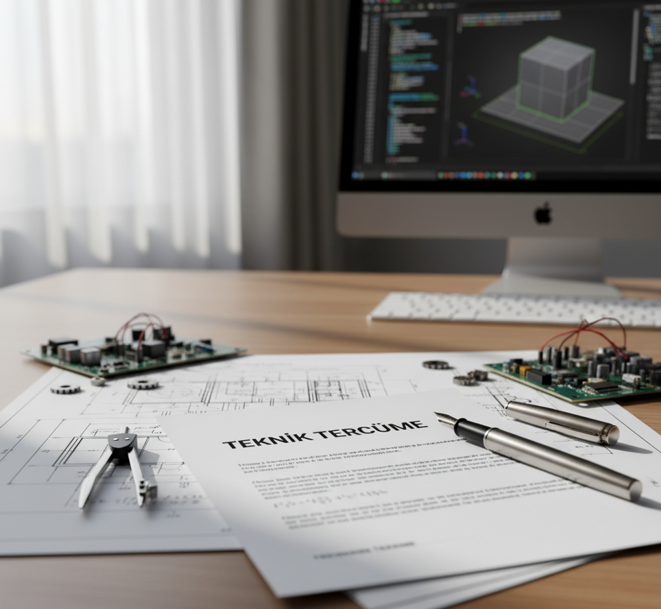 Teknik çizim ve projelerin tercümesi